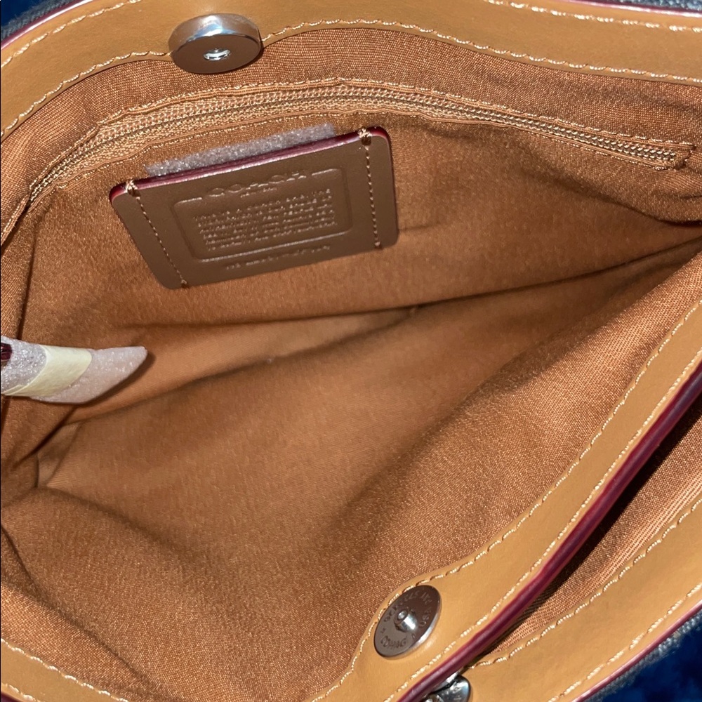 Coach ‘Penelope’ Signature Denim Shoulder Bag - Picture 10 of 12